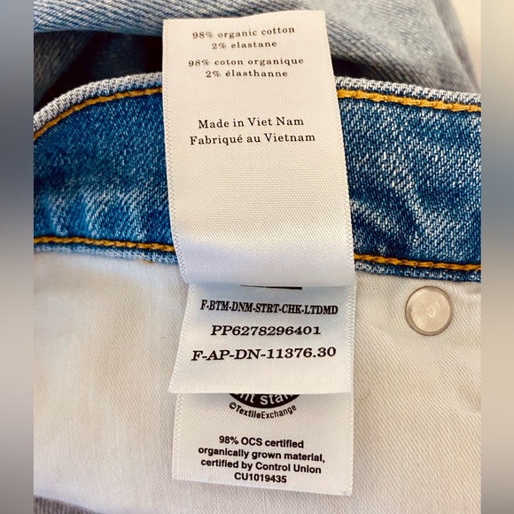 EVERLANE The Original Cheeky Cropped Jean, Size 29S - Picture 10 of 11